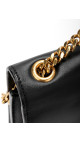 Saint Laurent Kate Tassel Skulderveske i Sort Skinn med Gullkjedestropp