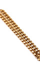Saint Laurent Kate Tassel Skulderveske i Sort Skinn med Gullkjedestropp