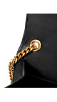 Saint Laurent Kate Tassel Skulderveske i Sort Skinn med Gullkjedestropp