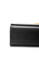 Saint Laurent Kate Tassel Skulderveske i Sort Skinn med Gullkjedestropp