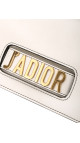 Dior J’ADIOR Flap Bag i Hvit Skinn med Gullkjedestropp