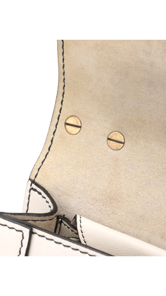 Dior J’ADIOR Flap Bag i Hvit Skinn med Gullkjedestropp