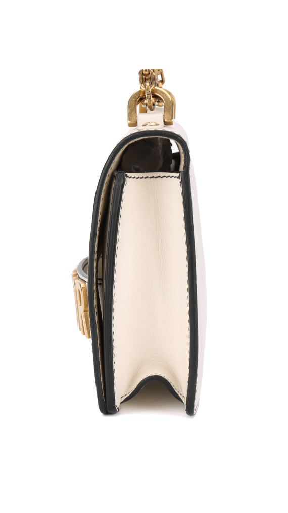 Dior J’ADIOR Flap Bag i Hvit Skinn med Gullkjedestropp