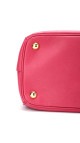 Prada Galleria Double Zip Saffiano Lux Tote Pink