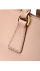 Prada Double Tote Bag i Peachy/Beige – Saffiano Skinn
