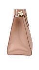 Prada Double Tote Bag i Peachy/Beige – Saffiano Skinn