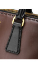 Prada Double Tote Bag i To-farget Skinn – Brun og Sort