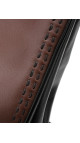Prada Double Tote Bag i To-farget Skinn – Brun og Sort