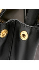 Prada Double Tote Bag i To-farget Skinn – Brun og Sort
