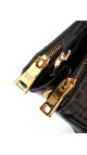 Prada Double Tote Bag i To-farget Skinn – Brun og Sort