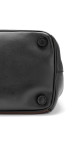 Prada Double Tote Bag i To-farget Skinn – Brun og Sort