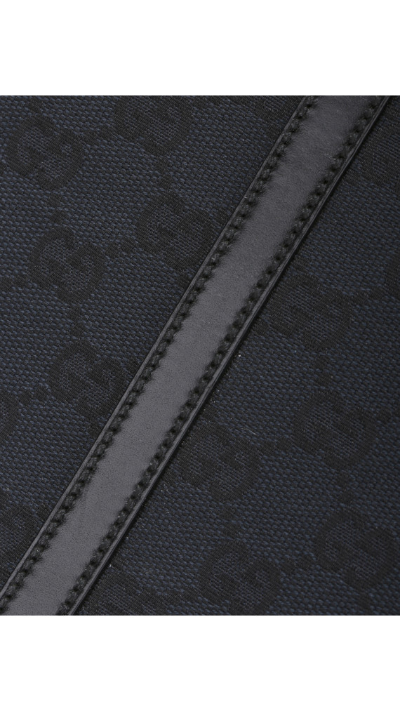 Gucci GG Supreme Canvas Tote med Web-lås – Svart
