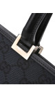 Gucci GG Supreme Canvas Tote med Web-lås – Svart