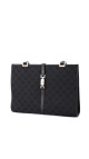 Gucci GG Supreme Canvas Tote med Web-lås – Svart