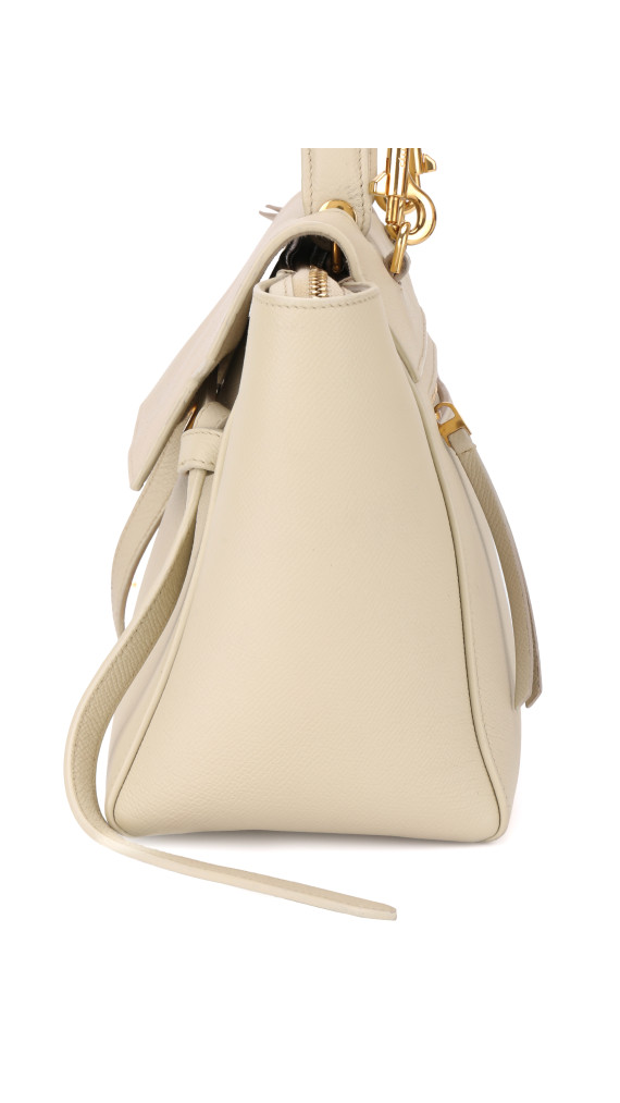 Celine Belt Bag Size Micro i Kremfarget Skinn