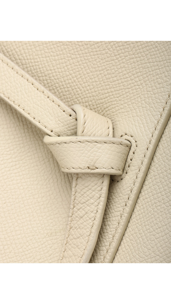 Celine Belt Bag Size Micro i Kremfarget Skinn