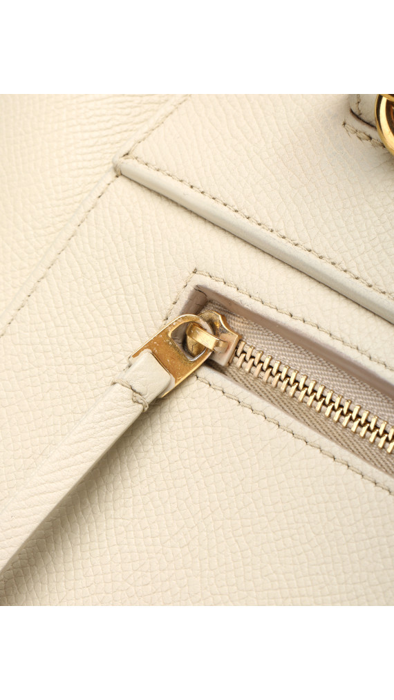Celine Belt Bag Size Micro i Kremfarget Skinn