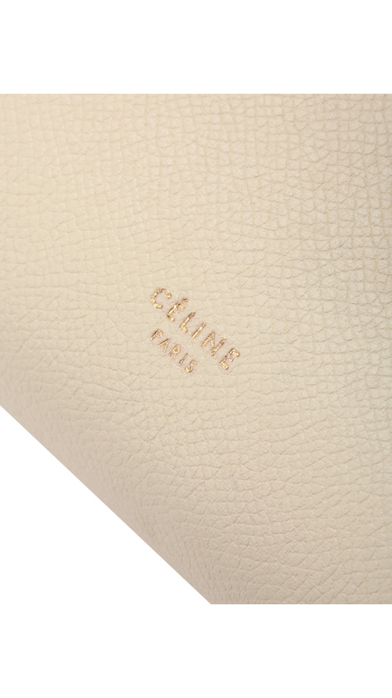 Celine Belt Bag Size Micro i Kremfarget Skinn