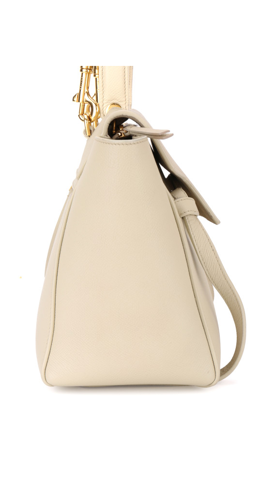 Celine Belt Bag Size Micro i Kremfarget Skinn