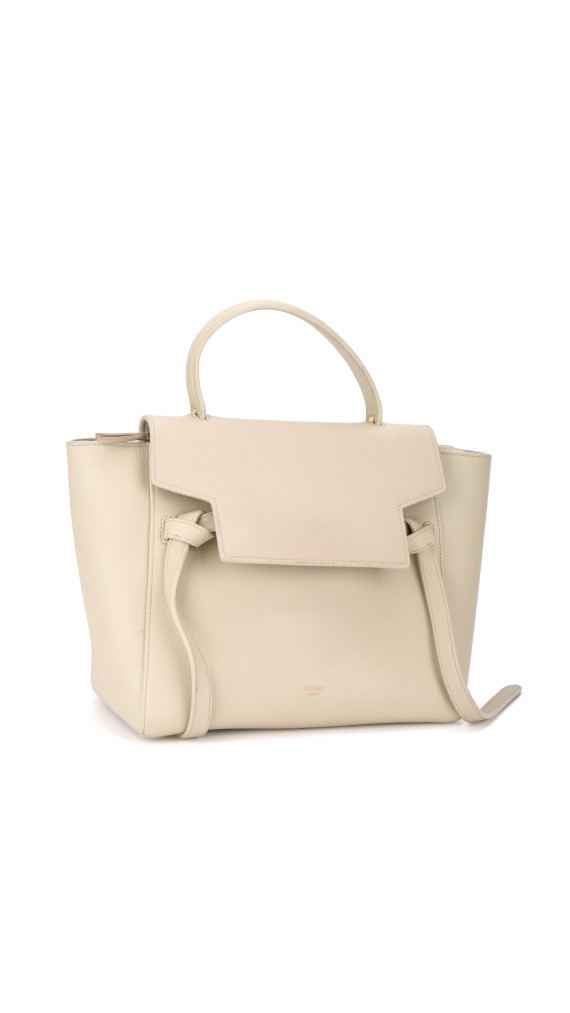 Celine Belt Bag Size Micro i Kremfarget Skinn