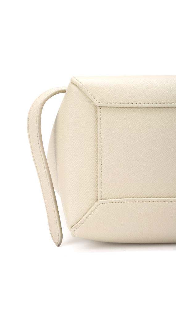 Celine Belt Bag Size Micro i Kremfarget Skinn