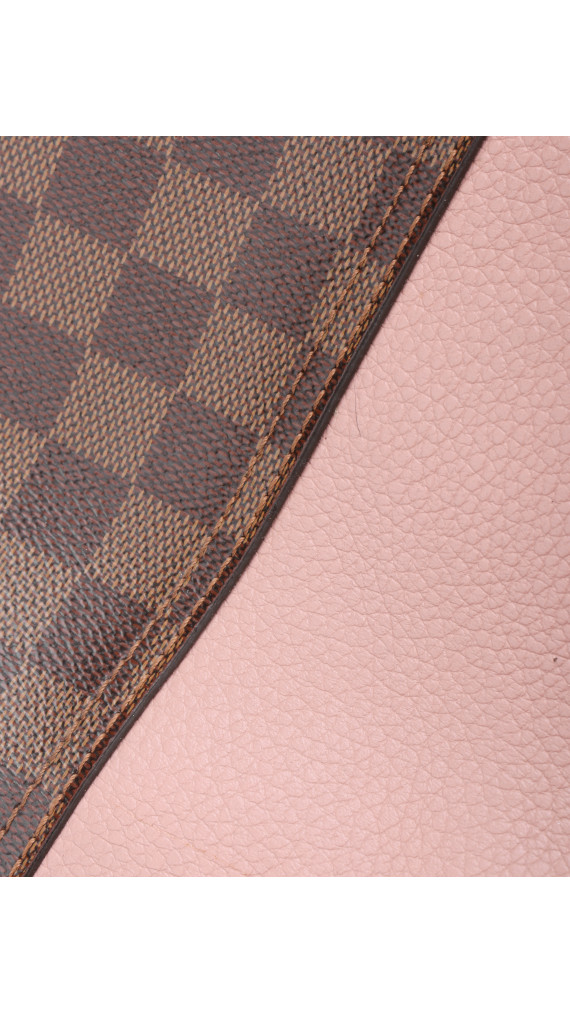 Louis Vuitton Damier Ebene Rose Ballerine Canvas Tote