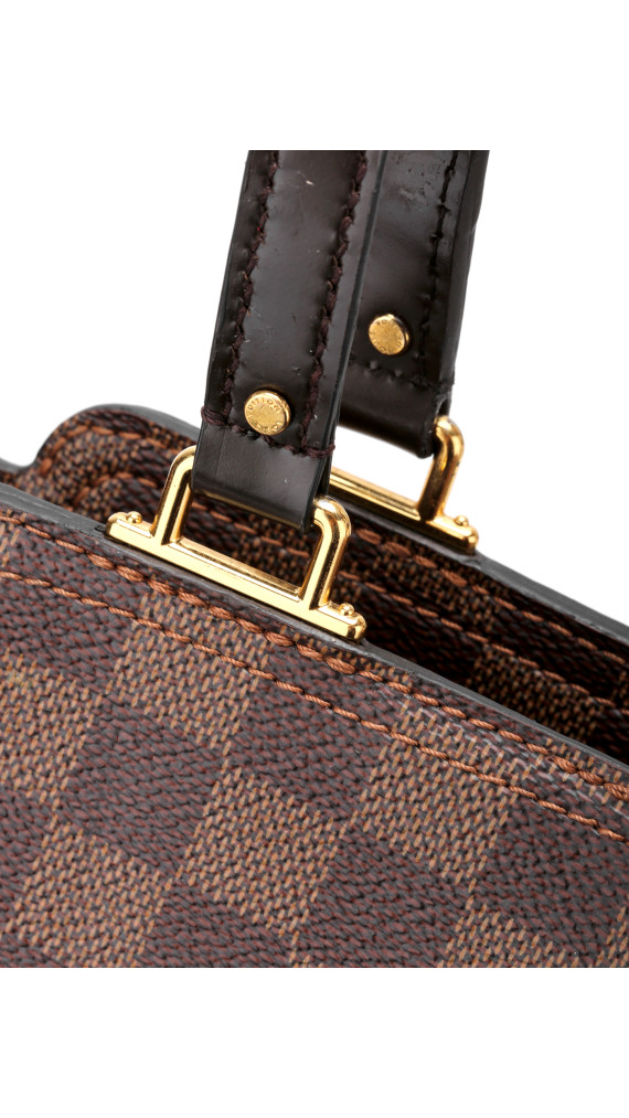 Louis Vuitton Damier Ebene Rose Ballerine Canvas Tote