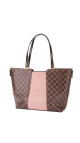 Louis Vuitton Damier Ebene Rose Ballerine Canvas Tote