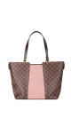 Louis Vuitton Damier Ebene Rose Ballerine Canvas Tote