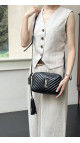 Saint Laurent Lou Camera Bag i Sort Skinn
