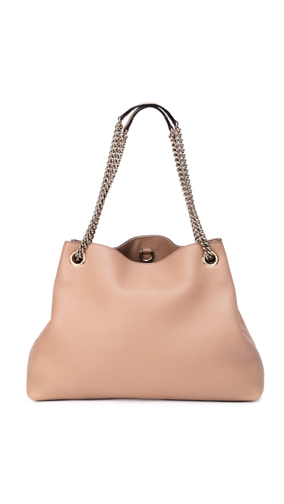 Gucci Soho Chain Tote Bag med Duskedetalj