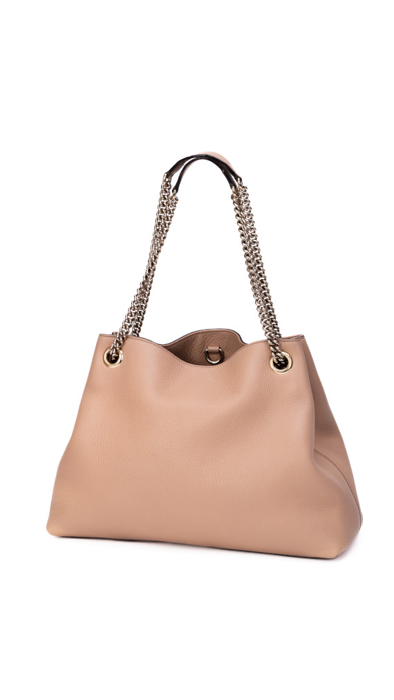 Gucci Soho Chain Tote Bag med Duskedetalj