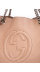 Gucci Soho Chain Tote Bag med Duskedetalj