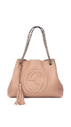 Gucci Soho Chain Tote Bag med Duskedetalj