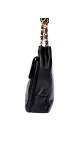 Chanel Vintage Tote Bag i Sort Skinn med Gullkjetting