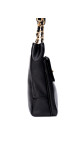Chanel Vintage Tote Bag i Sort Skinn med Gullkjetting
