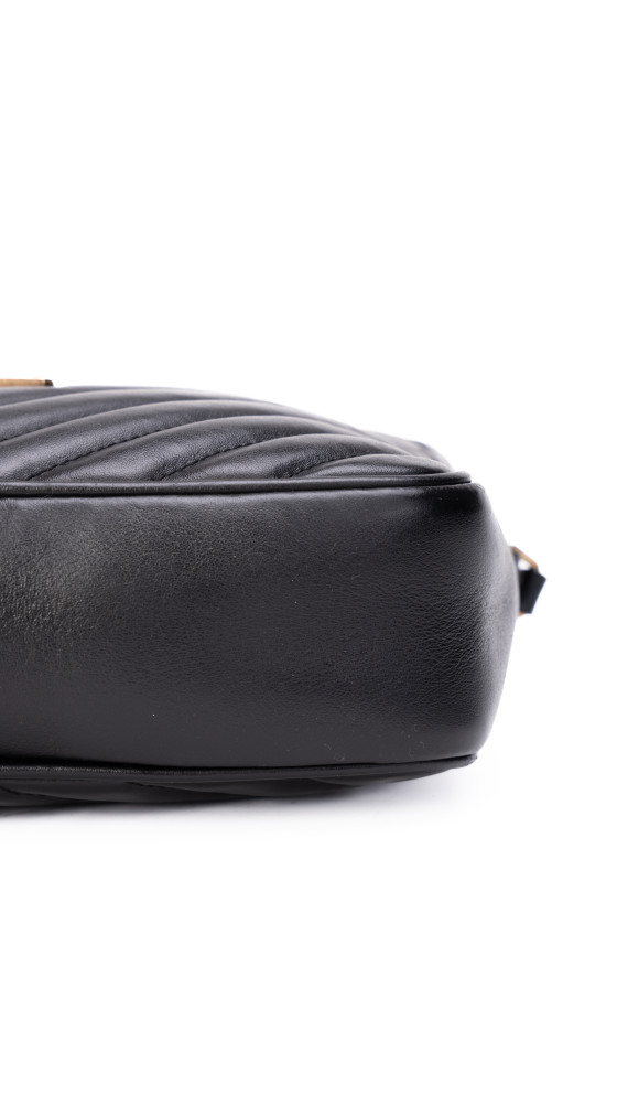 Saint Laurent Lou Camera Bag i Sort Skinn