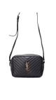 Saint Laurent Lou Camera Bag i Sort Skinn
