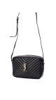 Saint Laurent Lou Camera Bag i Sort Skinn