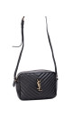 Saint Laurent Lou Camera Bag i Sort Skinn
