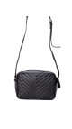 Saint Laurent Lou Camera Bag i Sort Skinn