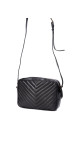 Saint Laurent Lou Camera Bag i Sort Skinn