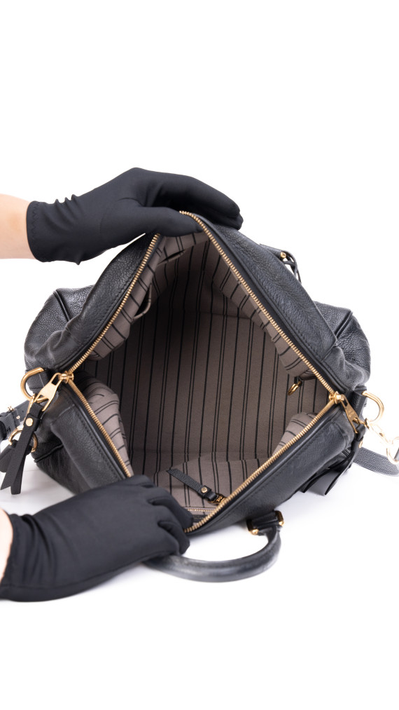 Louis Vuitton Speedy 30 i Monogram Empreinte Skinn