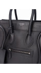 Celine Luggage Tote Handbag Size Micro (Medium) i Sort Skinn