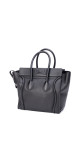 Celine Luggage Tote Handbag Size Micro (Medium) i Sort Skinn