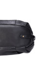 Prada Skulderveske i Sort Skinn med Gullfargede Detaljer