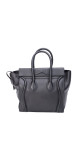 Celine Luggage Tote Handbag Size Micro (Medium) i Sort Skinn