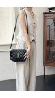 Saint Laurent Lou Camera Bag i Sort Skinn