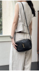 Saint Laurent Lou Camera Bag i Sort Skinn