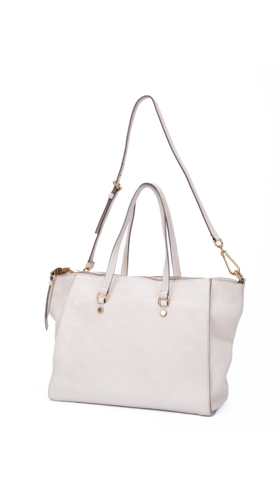 Louis Vuitton Empreinte Lumineuse Tote i kremhvitt skinn